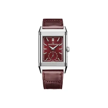 JAEGER-LECOULTRE REVERSO Manual Mechanical Movement Women's Watch Watch 45.6*27.4mm Red Watch Dial