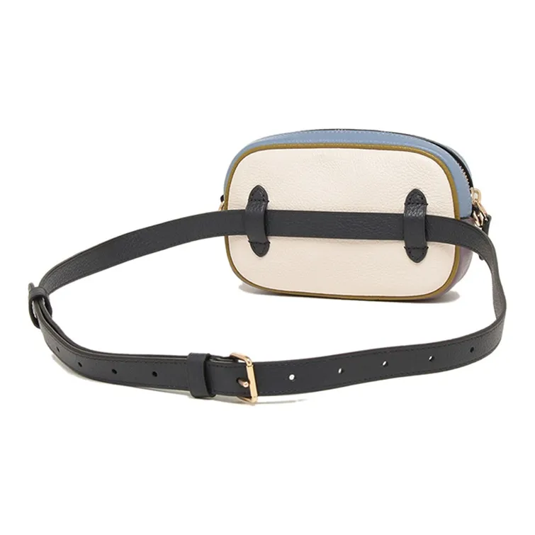 COACH Jes Leather Camera Bag Shoulder Bag Crossbody Bag Small Size Women's White-3