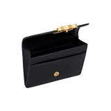 Borsa a tracolla Celine 16 modello medio in pelle martellata nera