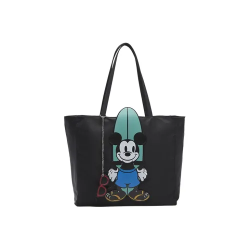 URBAN REVIVO Disney Mickey Minnie Collaboration PU Shoulder Bag Regular Women's Jet Black/Teal