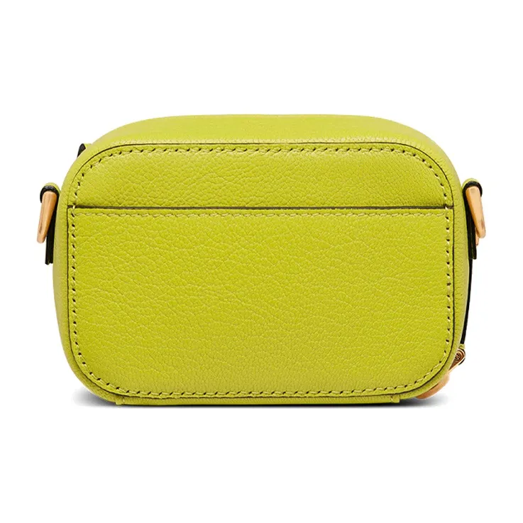 DIOR Sheepskin Saddle Bag Handheld Shoulder Bag Crossbody Bag Regular Women's Green Yellow-2