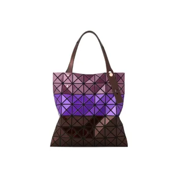 ISSEY MIYAKE Prism PVC Tote Bag Shopping Bag Handbag Shoulder Bag Regular Women's Dark Reddish Purple