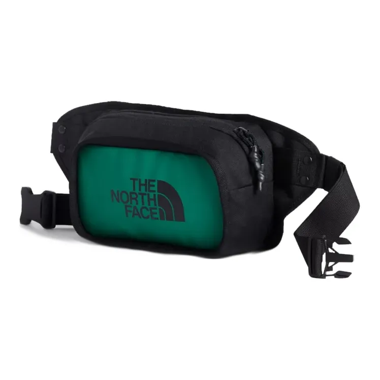 THE NORTH FACE Nylon Sling Bag, Fanny Pack Trumpets Unisex Green-1