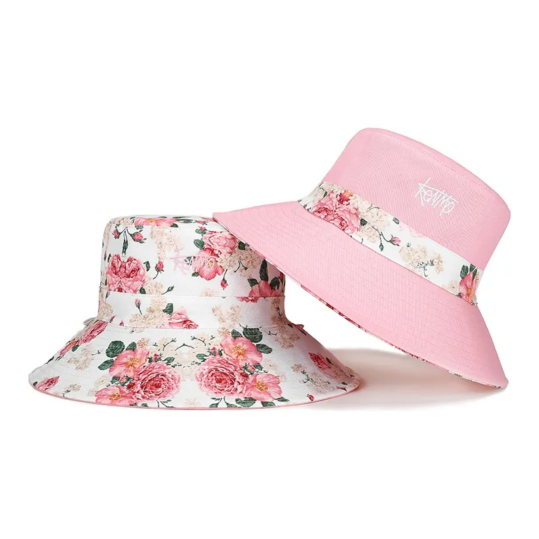 KENMO Cotton Bucket Hats Unisex-17