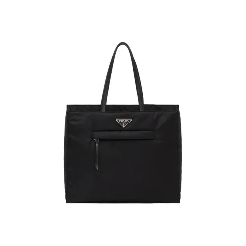 prada galleria Nylon Tote Bag Shopping Bag Shoulder Bag Handbag Women's Black
