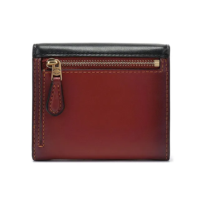COACH Canvas Wallet Women's Tan & Black-2