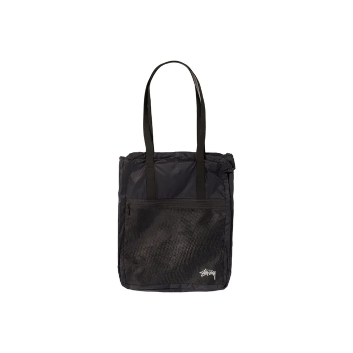 Stussy Nylon Fabric Travel Bag Handbag Unisex Black-0