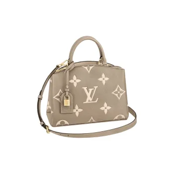 LOUIS VUITTON Petit Palais Empreinte Leather Dove/Cream