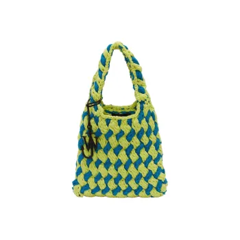 JW Anderson Cotton Tote Bag Shopping Bag Handbag Women's Green