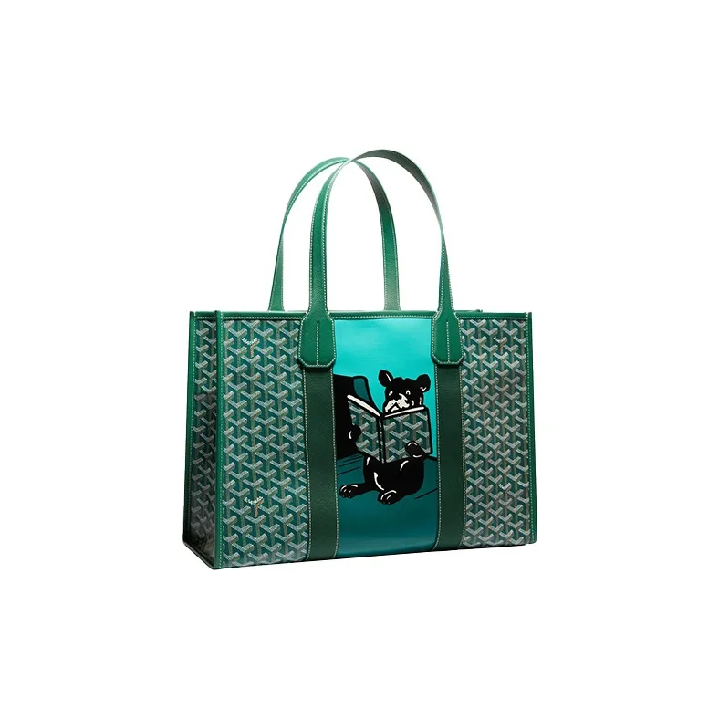 GOYARD Villette Tote Bag Mm Green-1