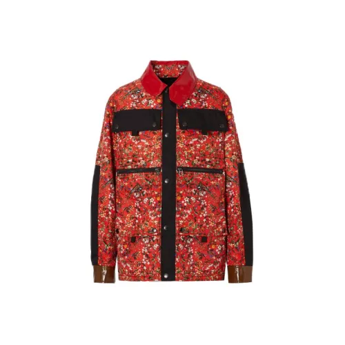 Burberry Jackets Men Red