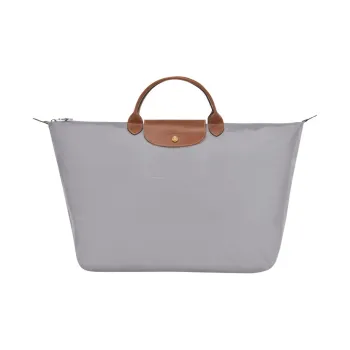 LONGCHAMP Le Pliage Canvas Travel Bag Shoulder Bag Large Size Unisex Gray