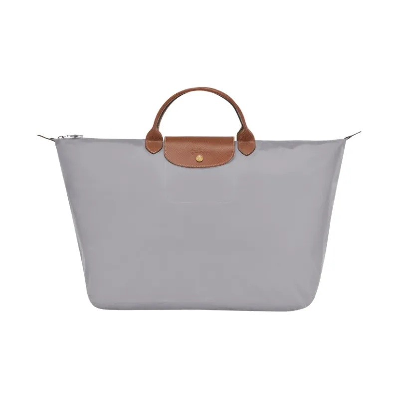 LONGCHAMP Le Pliage Canvas Travel Bag Shoulder Bag Large Size Unisex Gray-0