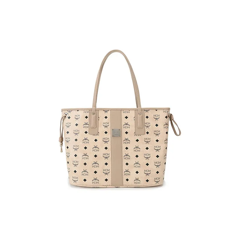 MCM Liz Visetos Artificial Leather Combo Bag, Tote Bag, Shopping Bag, Shoulder Bag Medium Size Women's-1