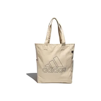 Adidas Canvas Canvas Bag Tote Bag Shopping Bag Shoulder Bag Handbag Regular Unisex Ecru