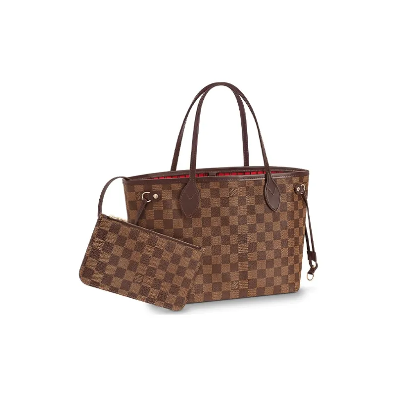 LOUIS VUITTON Neo Neverfull Damier Ebene Pm Cerise Lining-3