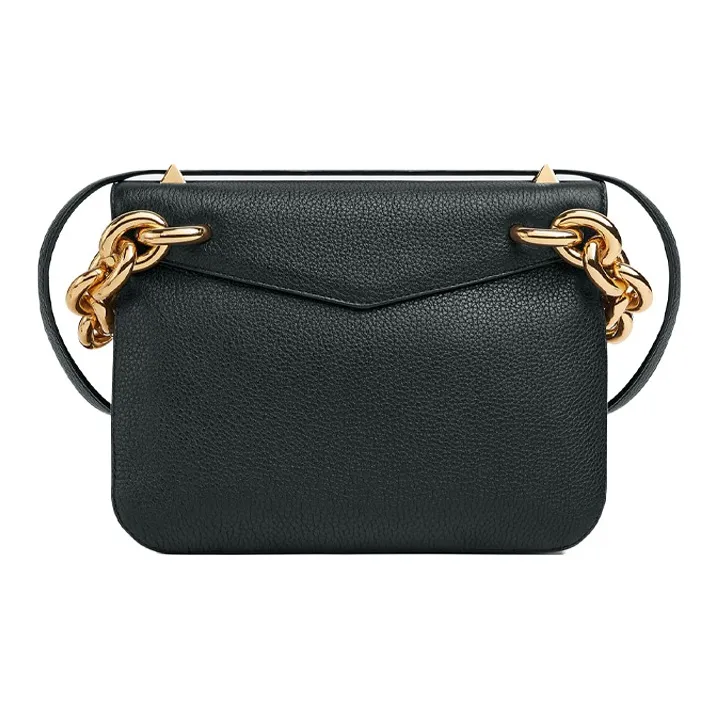 Bottega Veneta Grain Calfskin Envelope Bag, Crossbody Bag, Shoulder Bag Medium Size Women's Black-3