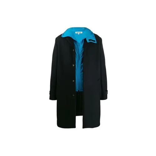 KENZO Coats Men Black