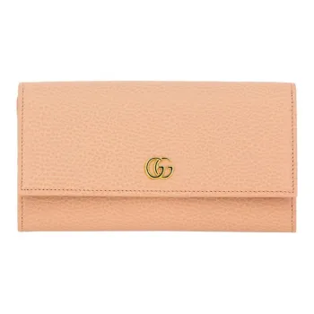 GUCCI Marmont Leather Wallet Crossbody Bag Shoulder Bag Women's Pink