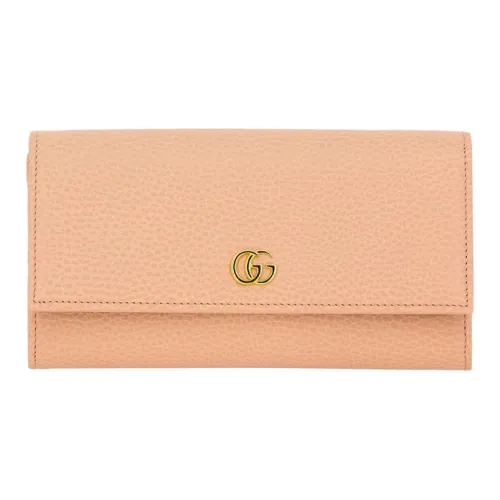 GUCCI Marmont Leather Alta Crossbody Bag Shoulder Bag Women's Pink