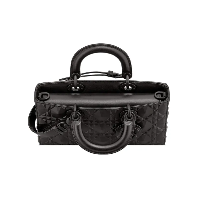 DIOR Lady D JOY Cow Leather Lady Dior Bag Shoulder Bag, Crossbody Bag, Handbag Regular Women's Black-3