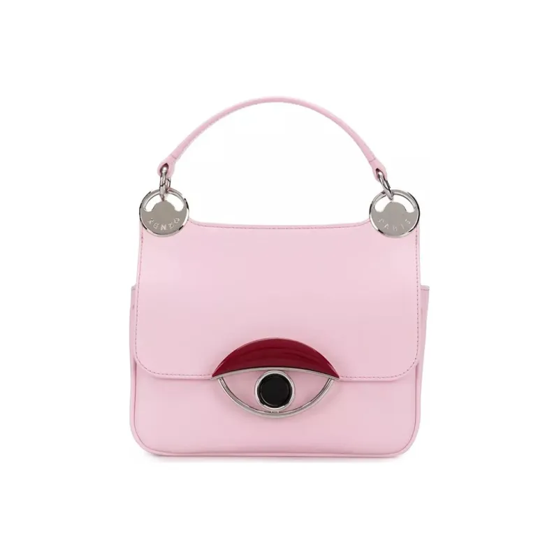 KENZO Cow Leather Handbag Shoulder Bag Crossbody Bag Women's Pink-1