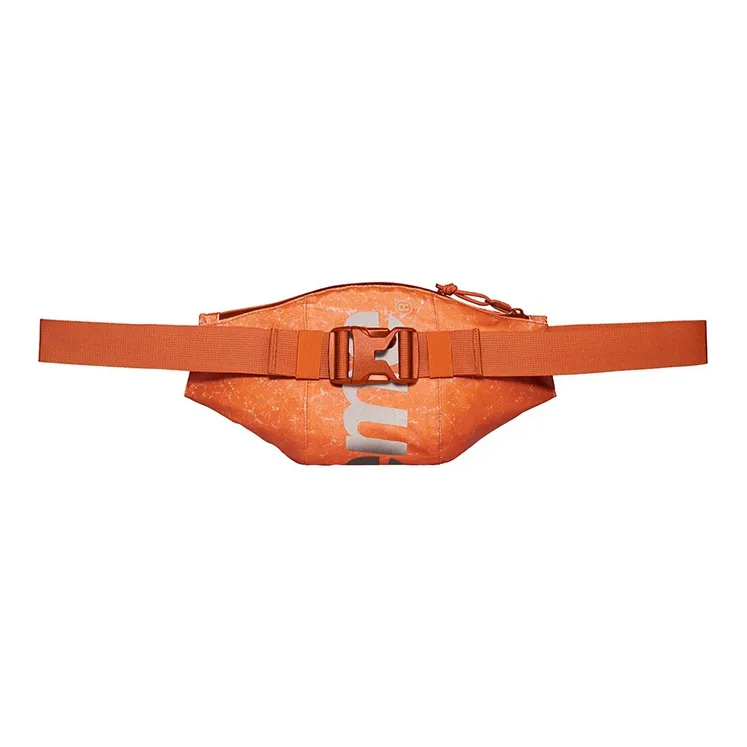 Supreme Nylon Crossbody Bag, Sling Bag, Fanny Pack Regular Unisex Orange Red/Black/Blue-5