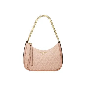 MICHAEL KORS Canvas With Leather Shoulder Bag Baguette Bag Shoulder Bag Women's Ballet Pink