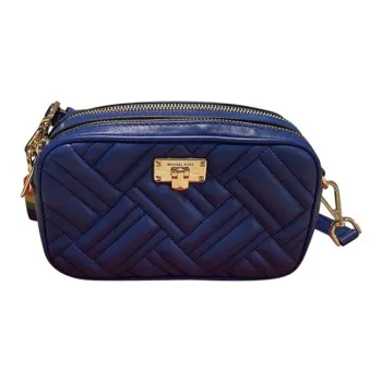 MICHAEL KORS Peyton Leather Camera Bag, Shoulder Bag, Crossbody Bag Women's Blue