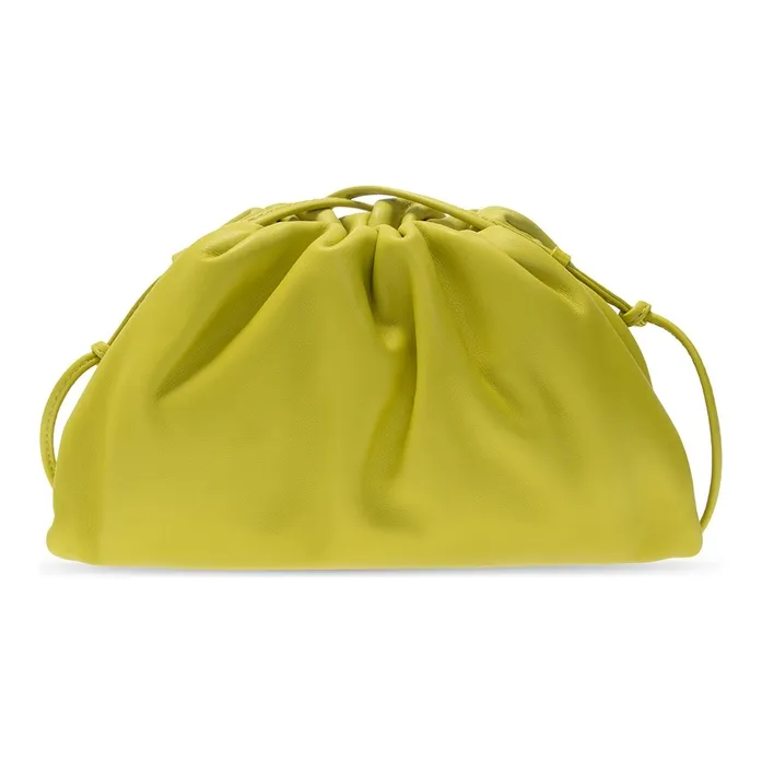 Bottega Veneta Cow Leather Shoulder Bag Women's Light Green-2