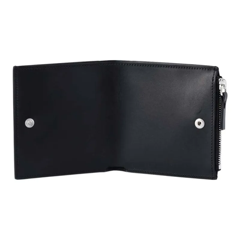 MM6 Maison Margiela Logo Detailed Bi-Fold Wallet-2