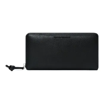 EMPORIO ARMANI Cow Leather Wallet Men's Black