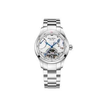 Sea Gull Masterpiece Collection Automatic Mechanical Movement Steel Strap Watch Men's Watches White Dial