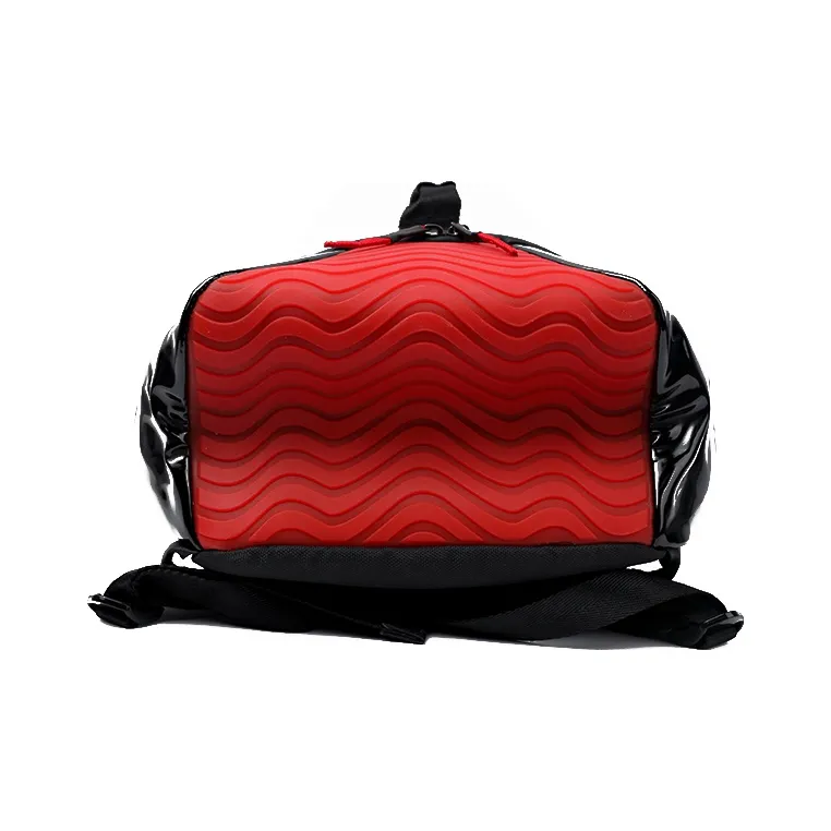 Jordan Fabric Basketball Bag Backpack Regular Unisex Bred Black Red/Red-4