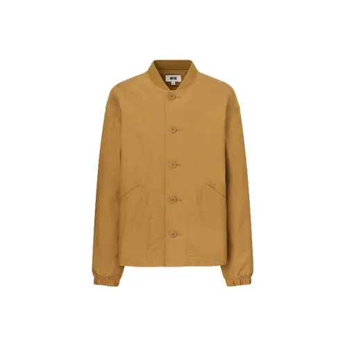 UNIQLO Jackets Men Mustard