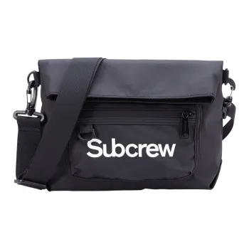 Subcrew Polyester Messenger Bag Crossbody Bags Regular Unisex Black White
