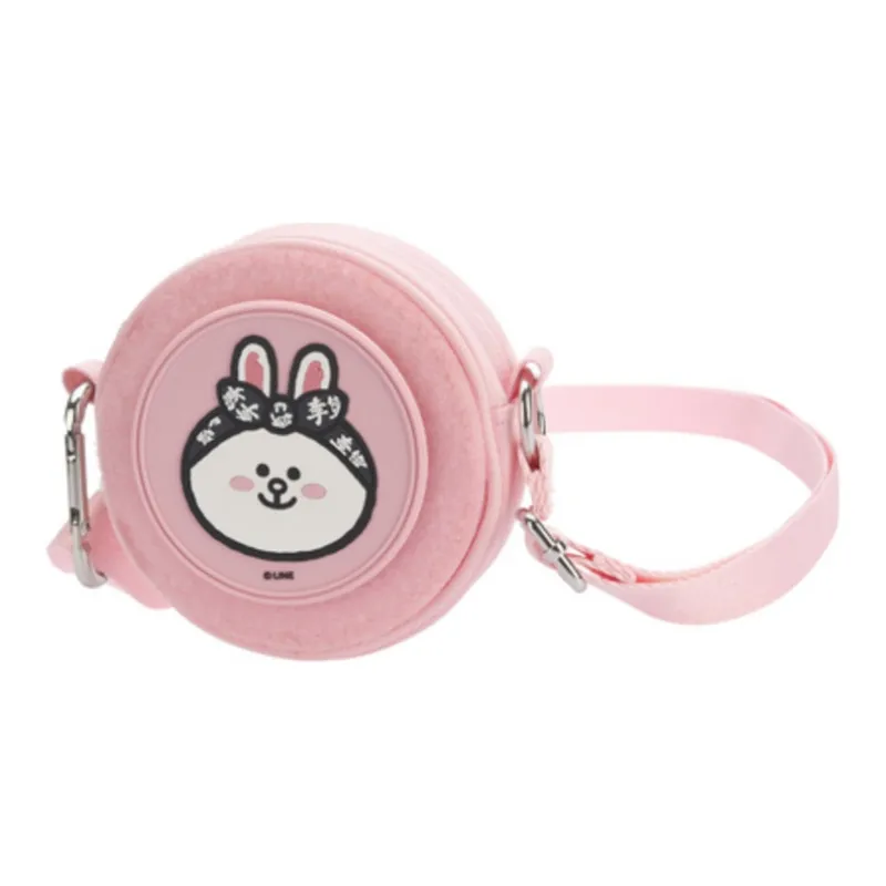 LiNing LINE FRIENDS Collaboration Collection Plush Crossbody Bag Regular Unisex Pink-0