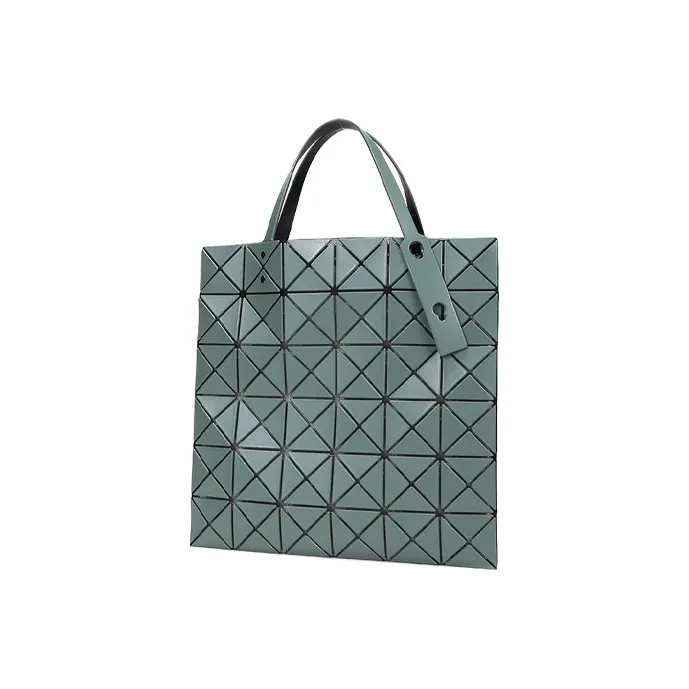 ISSEY MIYAKE Matte Tote Bag, Shopping Bag, Shoulder Bag, Handbag Unisex Gray Green-1