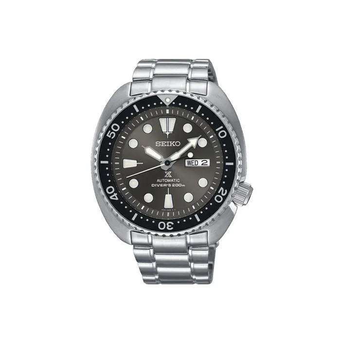 SEIKO Automatic Mechanical Movement Stainless Steel Strap Watch Men's Watch Black Dial SRPC23J1-0