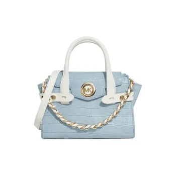 MICHAEL KORS Cow Leather With Artificial Leather Handbag, Shoulder Bag, Crossbody Bag Mini Women's Sky Blue