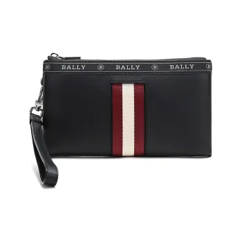 BALLY Leather Clutch Regular Men's Black