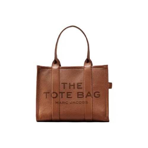 MARC JACOBS The Traveler Leather Totes Handbags Regular Unisex Brown