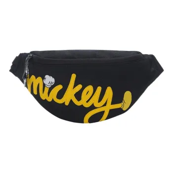 LiNing Disney Collaboration Fabric Shoulder Bag Crossbody Bag Fanny Pack Unisex Black & Yellow