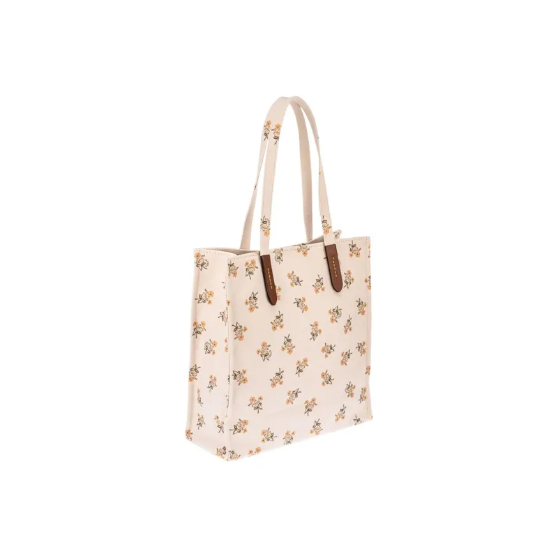 COACH Vandal Gummy Collaboration Recycled Tote Leather Tote Bag Shopping Bag Shoulder Bags Large Size Women's White-1