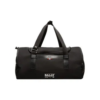 BALLY Nylon Fabric Shoulder Bag, Handbag, Travel Bag Regular Men's Black