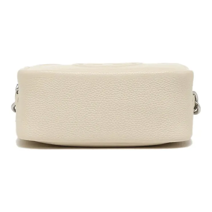 TORY BURCH Perry Leather Small Square Bag Mini Women's Ecru-2