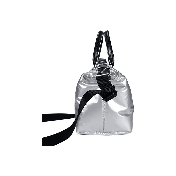 LONGCHAMP Le Pliage Alpin Nylon Fabric Shoulder Bag, Crossbody Bag, Handbag Women's Silver-4