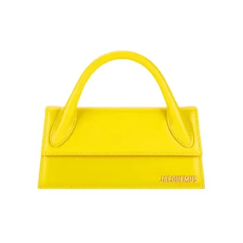 Jacquemus Leather Shoulder Bag, Handbag Women's Yellow