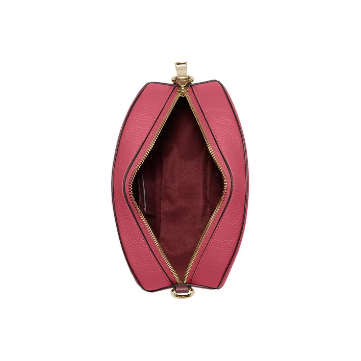 COACH Camera Leather Camera Bags Crossbody Bags Small Size Women's Fuchsia-2