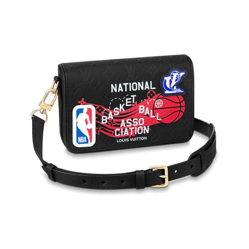 LOUIS VUITTON X Nba Studio Messenger Black-0